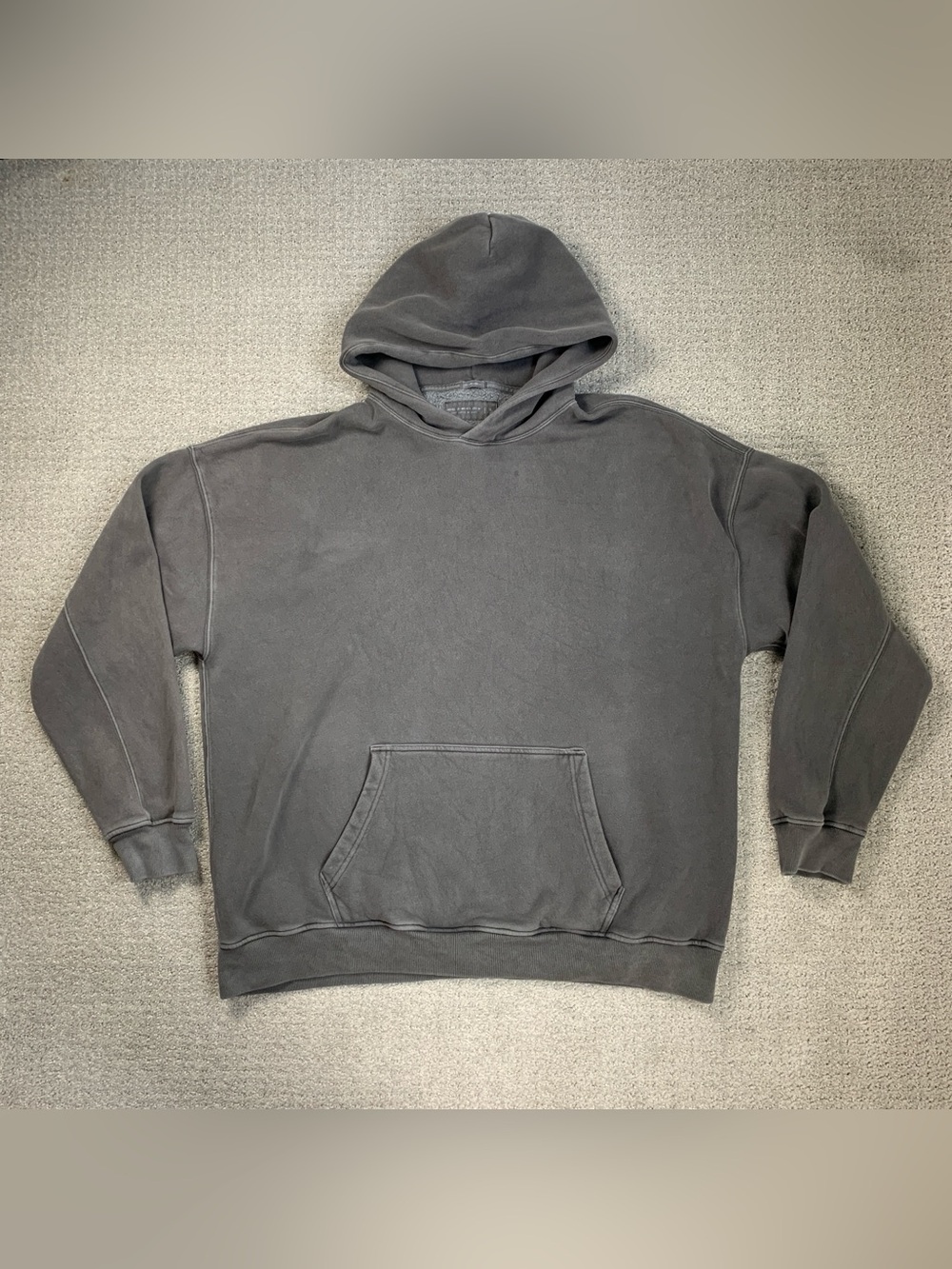 Abercrombie & Fitch Soft AF Essentials Gray Pullover Hoodie Size XL oversized